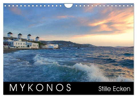 Mykonos - Stille Ecken (Wandkalender 2027 DIN A4 quer), CALVENDO Monatskalender