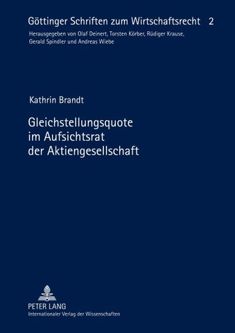 Gleichstellungsquote im Aufsichtsrat der Aktiengesellschaft