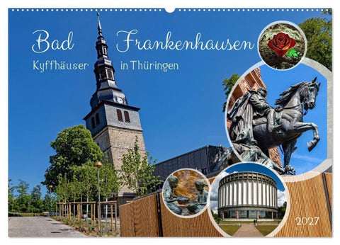 Bad Frankenhausen - Kyffhäuser in Thüringen (Wandkalender 2027 DIN A2 quer), CALVENDO Monatskalender