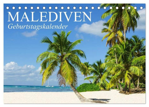 Malediven (Tischkalender 2027 DIN A5 quer), CALVENDO Monatskalender