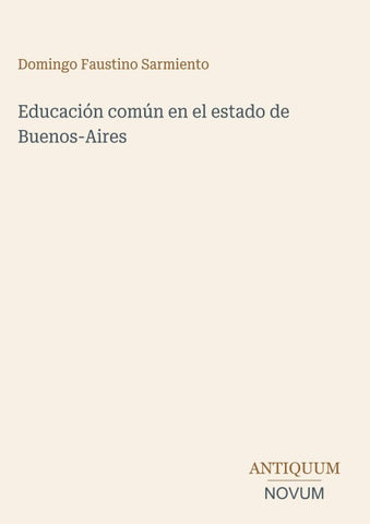 Educación común en el estado de Buenos-Aires