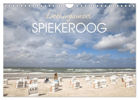 Lieblingsinsel Spiekeroog (Wandkalender 2027 DIN A4 quer), CALVENDO Monatskalender