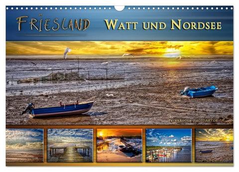 Friesland - Watt und Nordsee (Wandkalender 2027 DIN A3 quer), CALVENDO Monatskalender