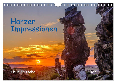 Harzer Impressionen - Natur, Kultur und Geschichte (Wandkalender 2027 DIN A4 quer), CALVENDO Monatskalender