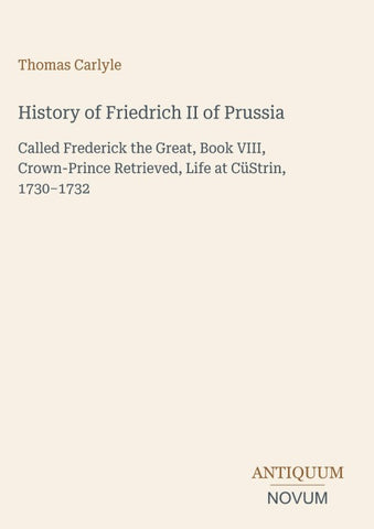 History of Friedrich II of Prussia