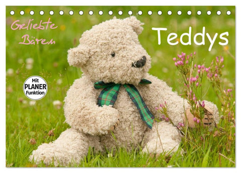 Geliebte Bären - Teddys (Tischkalender 2026 DIN A5 quer), CALVENDO Monatskalender