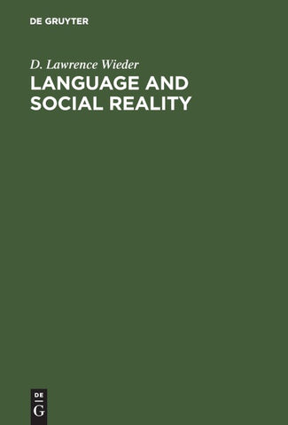 Language and social reality