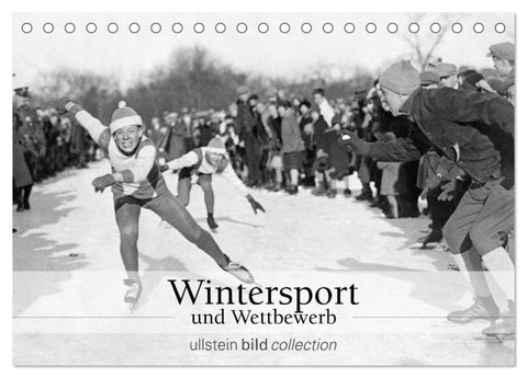 Wintersport und Wettbewerb (Tischkalender 2026 DIN A5 quer), CALVENDO Monatskalender