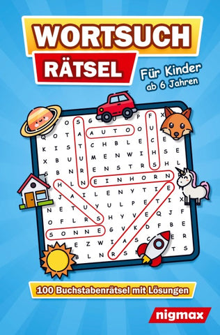 Wortsuchrätsel für Kinder ab 6 Jahren