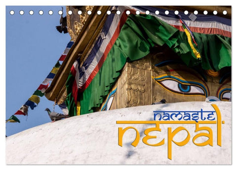 Namaste Nepal (Tischkalender 2026 DIN A5 quer), CALVENDO Monatskalender