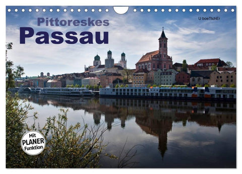Pittoreskes Passau (Wandkalender 2026 DIN A4 quer), CALVENDO Monatskalender