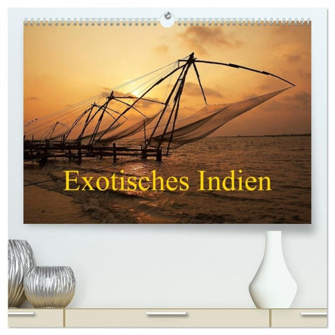 Exotisches Indien (hochwertiger Premium Wandkalender 2027 DIN A2 quer), Kunstdruck in Hochglanz