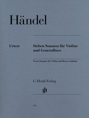Georg Friedrich Händel - 7 Sonaten für Violine und Generalbass