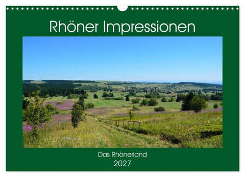 Rhöner Impressionen (Wandkalender 2027 DIN A3 quer), CALVENDO Monatskalender