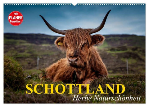 Schottland. Herbe Naturschönheit (Wandkalender 2027 DIN A2 quer), CALVENDO Monatskalender