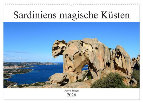 Sardiniens magische Küsten (Wandkalender 2026 DIN A2 quer), CALVENDO Monatskalender