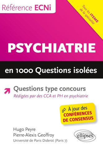 Psychiatrie en 1000 questions isolées