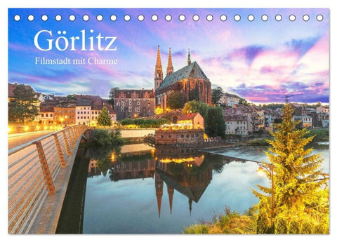 Görlitz - Fimstadt mit Charme (Tischkalender 2027 DIN A5 quer), CALVENDO Monatskalender