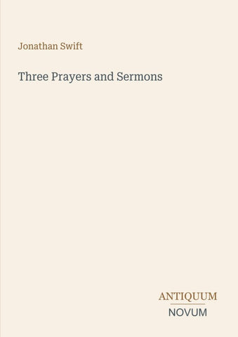 Three Prayers and Sermons