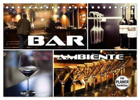 Bar Ambiente (Tischkalender 2027 DIN A5 quer), CALVENDO Monatskalender