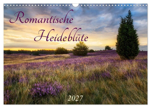Romantische Heideblüte (Wandkalender 2027 DIN A3 quer), CALVENDO Monatskalender