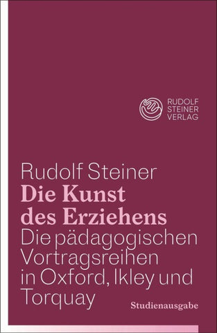 Die Kunst des Erziehens. Studienausgabe