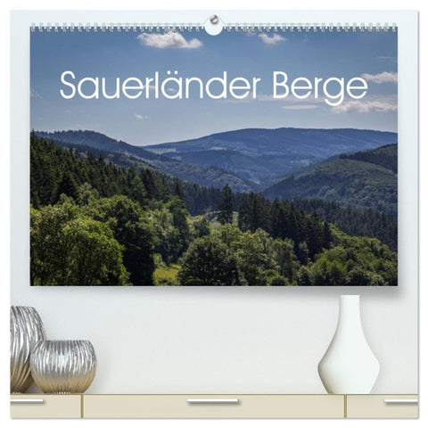Sauerländer Berge (hochwertiger Premium Wandkalender 2027 DIN A2 quer), Kunstdruck in Hochglanz