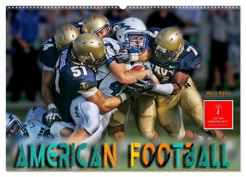 American Football - mein Sport (Wandkalender 2027 DIN A2 quer), CALVENDO Monatskalender