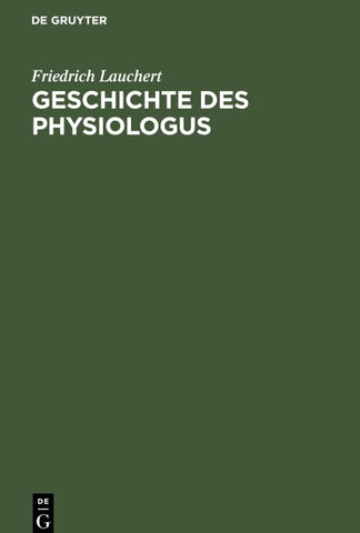 Geschichte des Physiologus