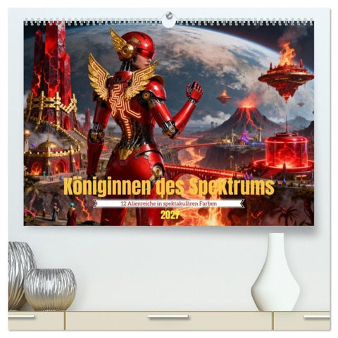 Königinnen des Spektrums (hochwertiger Premium Wandkalender 2027 DIN A2 quer), Kunstdruck in Hochglanz