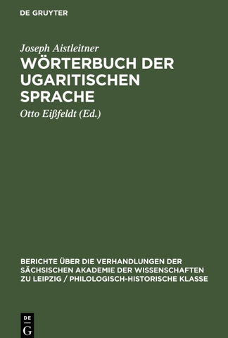 Wörterbuch der ugaritischen Sprache