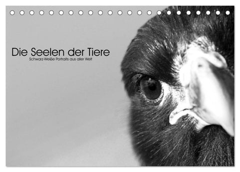 Die Seelen der wilden Tiere (Tischkalender 2027 DIN A5 quer), CALVENDO Monatskalender
