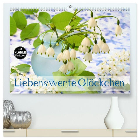 Liebenswerte Glöckchen (hochwertiger Premium Wandkalender 2026 DIN A2 quer), Kunstdruck in Hochglanz