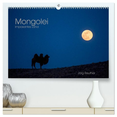 Mongolei - imposantes Land (hochwertiger Premium Wandkalender 2027 DIN A2 quer), Kunstdruck in Hochglanz