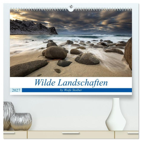 Wilde Landschaften (hochwertiger Premium Wandkalender 2027 DIN A2 quer), Kunstdruck in Hochglanz