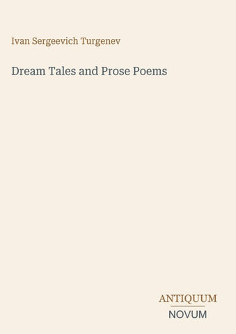 Dream Tales and Prose Poems