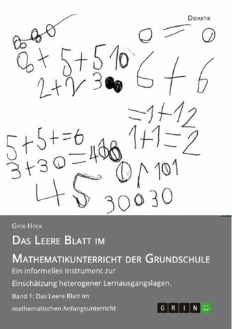 Das Leere Blatt im Mathematikunterricht der Grundschule