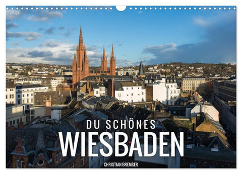 Du schönes Wiesbaden (Wandkalender 2026 DIN A3 quer), CALVENDO Monatskalender