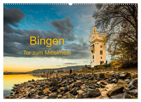 Bingen - Tor zum Mittelrhein (Wandkalender 2027 DIN A2 quer), CALVENDO Monatskalender