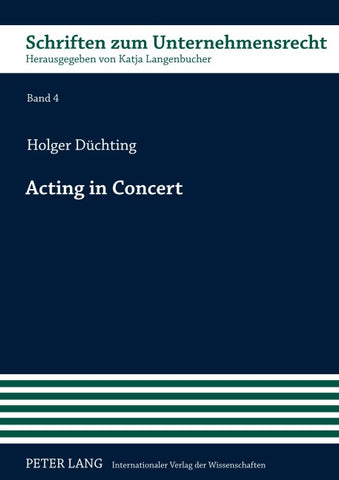 Acting in Concert