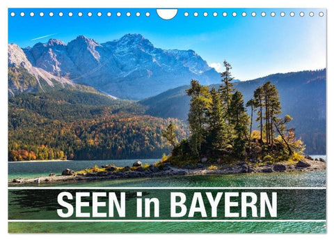 Seen in Bayern (Wandkalender 2027 DIN A4 quer), CALVENDO Monatskalender