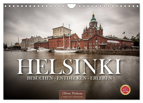 Helsinki / Besuchen - Entdecken - Erleben (Wandkalender 2027 DIN A4 quer), CALVENDO Monatskalender