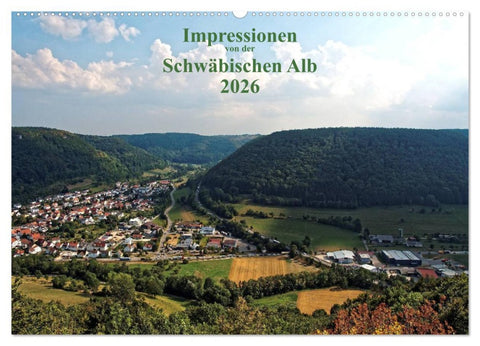 Impressionen von der Schwäbischen Alb (Wandkalender 2026 DIN A2 quer), CALVENDO Monatskalender