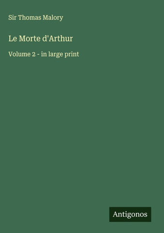 Le Morte d'Arthur