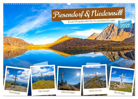 Piesendorf & Niedernsill (Wandkalender 2027 DIN A2 quer), CALVENDO Monatskalender