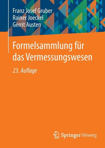 Formelsammlung für das Vermessungswesen