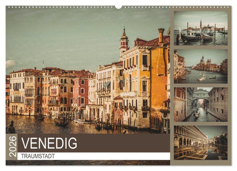 Traumstadt Venedig (Wandkalender 2026 DIN A2 quer), CALVENDO Monatskalender