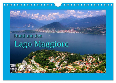Rund um den Lago Maggiore (Wandkalender 2026 DIN A4 quer), CALVENDO Monatskalender