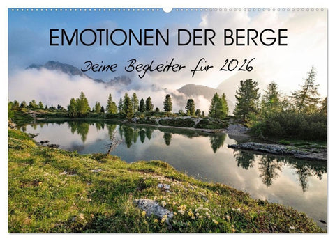 Emotionen der Berge (Wandkalender 2026 DIN A2 quer), CALVENDO Monatskalender