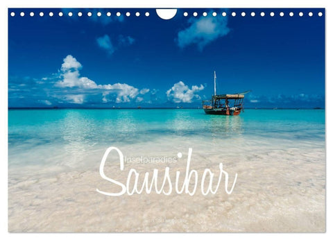 Inselparadies Sansibar (Wandkalender 2027 DIN A4 quer), CALVENDO Monatskalender